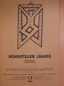 Schnitzler János (1908-1944) emlékkiállítása [antikvár]