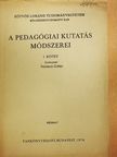 Dr. Bábosik István - A pedagógiai kutatás módszerei I. [antikvár]