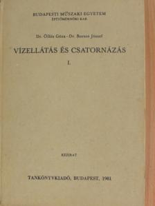 Bozóky-Szeszich Károly - Vízellátás és csatornázás I. [antikvár]