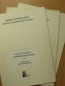 Számítógépes gyorsbibliográfiák 14/2-4. [antikvár]