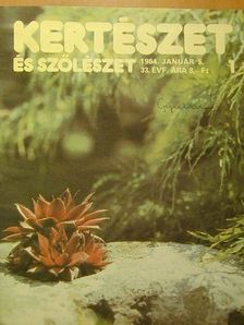 Dávid István - Kertészet és Szőlészet 1984. (fél évfolyam) [antikvár]