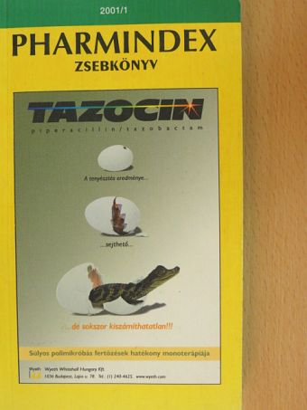 Dr. Hampel Ferenc - Pharmindex zsebkönyv 2001/1. [antikvár]