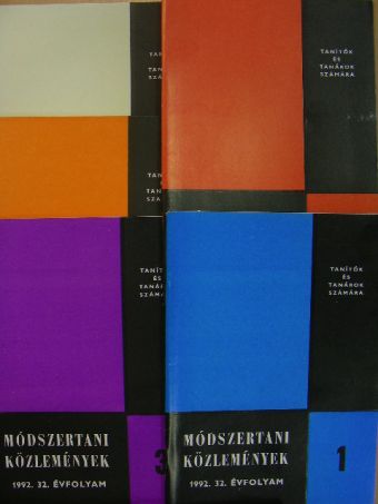 Módszertani közlemények 1992/1-5. [antikvár]
