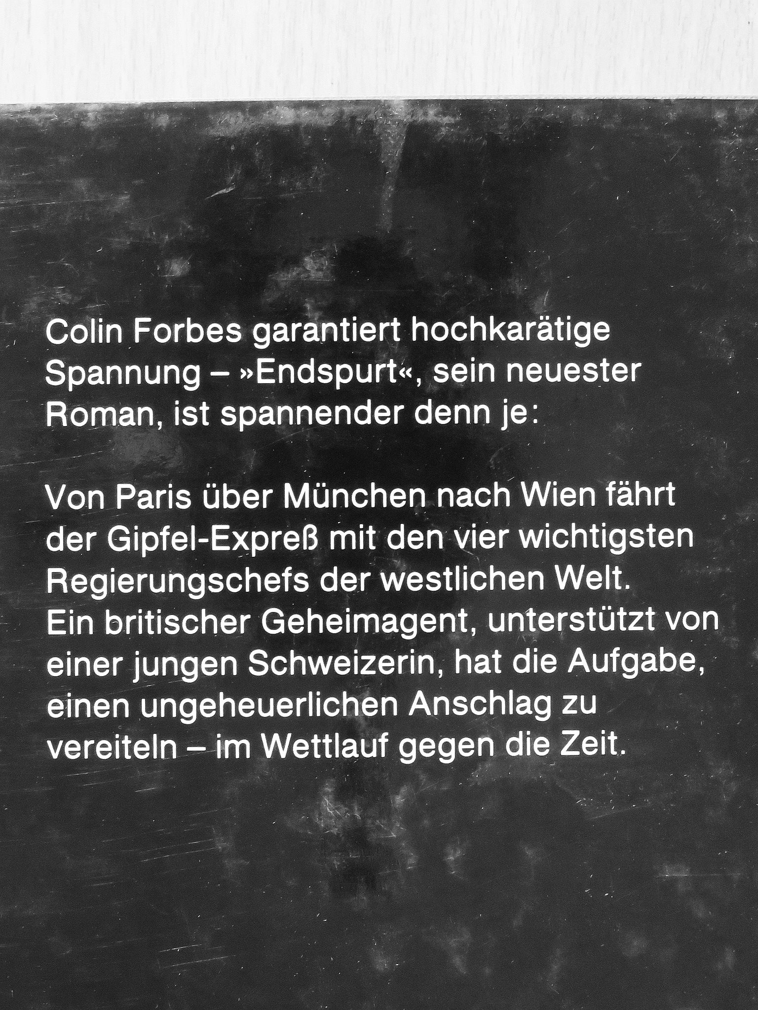 Colin Forbes - Endspurt [antikvár]