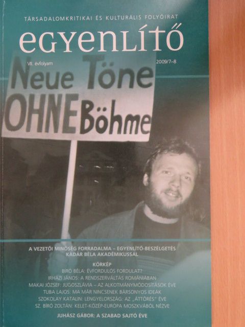 Bíró Béla - Egyenlítő 2009/7-8. [antikvár]