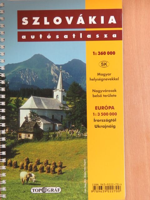 Szlovákia autósatlasza [antikvár]