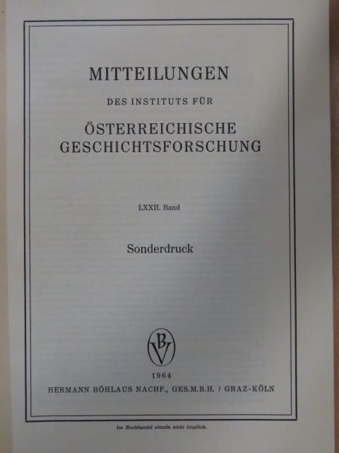 Alfred A. Strnad - Ein habsburgisch-viscontisches Eheprojekt aus dem Jahre 1374. [antikvár]