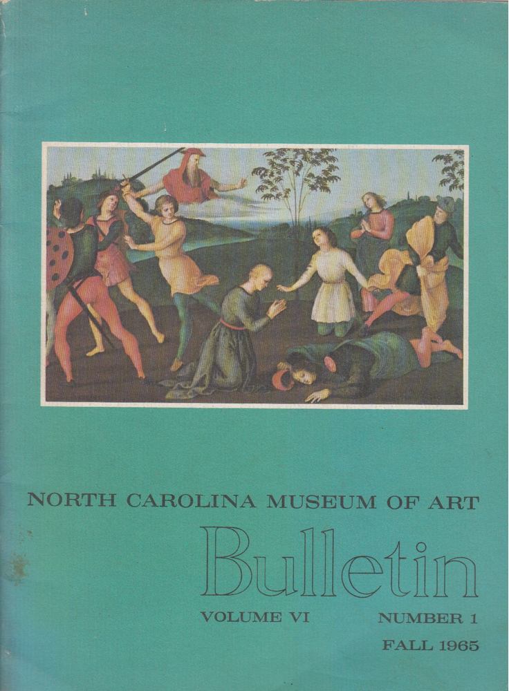 Justus Bier - North Carolina Museum of Art Bulletin Vol.1. No.1. [antikvár]