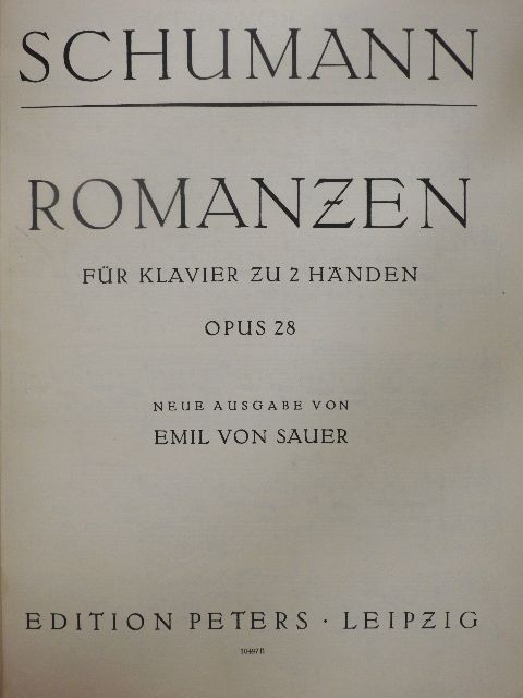 Robert Schumann - Romanzen [antikvár]