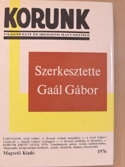 Ady Endre - Korunk 1976. [antikvár]