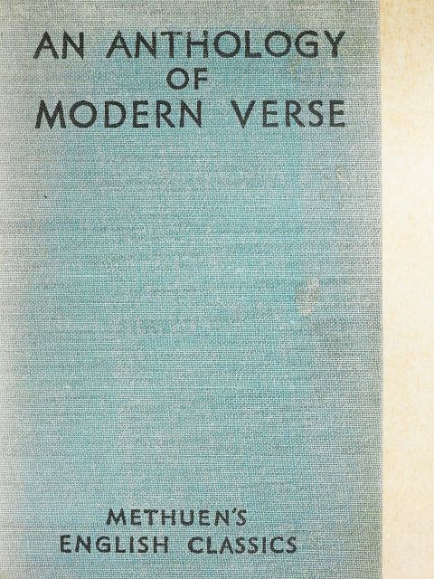 An anthology of modern verse [antikvár]
