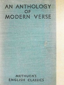 An anthology of modern verse [antikvár]