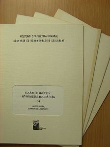 Számítógépes gyorsbibliográfiák 14/1-4. [antikvár]