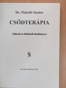 Dr. Piskolti Sándor - Csődterápia [antikvár]