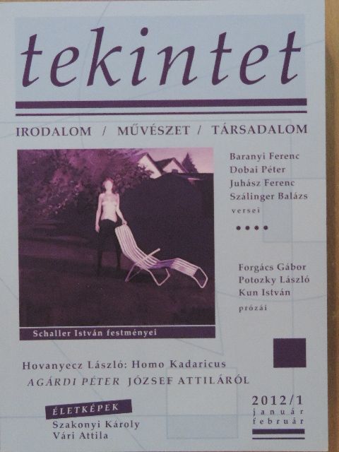 Agárdi Péter - Tekintet 2012. január-február [antikvár]