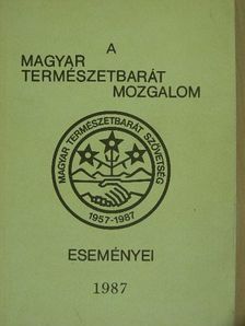 A Magyar Természetbarát Mozgalom eseményei 1987 [antikvár]