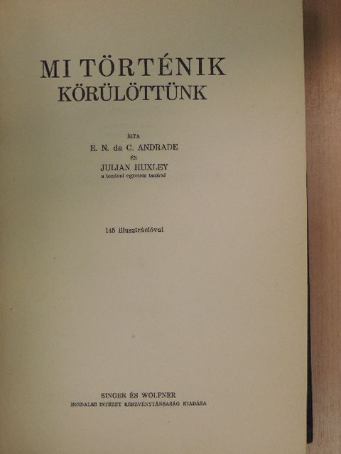 Andrade - Mi történik körülöttünk [antikvár]