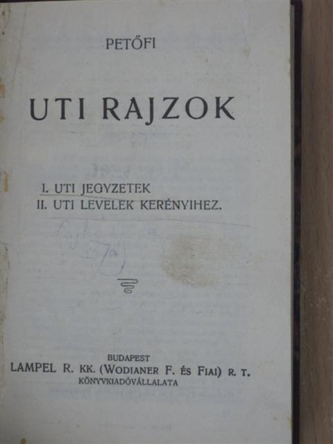 Arany János - Uti rajzok/Buda halála [antikvár]