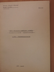 Tőkés vállalatok személyzeti munkája I. [antikvár]