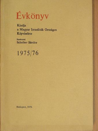 Bajomi Lázár Endre - Évkönyv 1975/76 [antikvár]