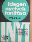 Dr. Szanyi Gyula - Idegen nyelvek tanítása 1986/2-3. [antikvár]