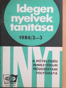 Dr. Szanyi Gyula - Idegen nyelvek tanítása 1986/2-3. [antikvár]