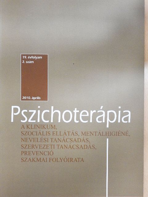 Buda László - Pszichoterápia 2010. április [antikvár]
