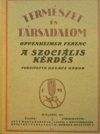 Oppenheimer Ferenc - A szociális kérdés [antikvár]