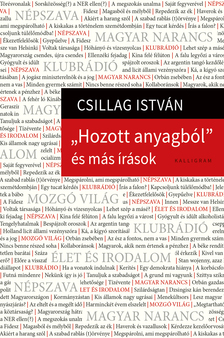 Csillag István - "Hozott anyagból" és más írások