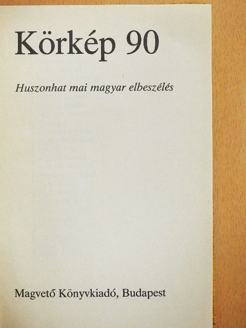 Bächer Iván - Körkép 90 [antikvár]
