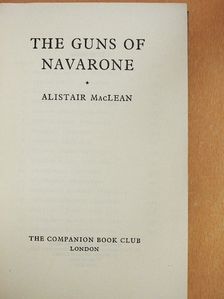 Alistair MacLean - The Guns of Navarone [antikvár]