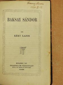Kéky Lajos - Baksay Sándor [antikvár]