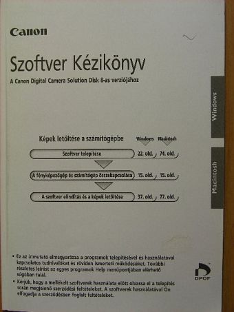 Szoftver kézikönyv [antikvár]