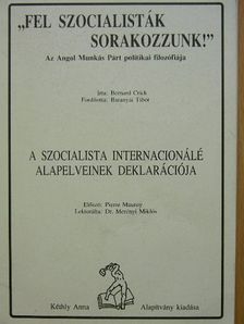 Bernard Crick - A szocialista internacionálé alapelveinek deklarációja [antikvár]