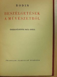 Rodin - Beszélgetések a művészetről [antikvár]