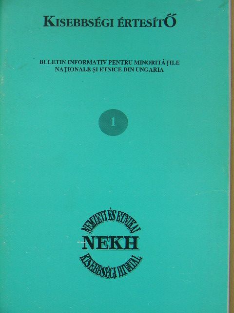 Legea Nr. LXXXVII din 1993 privind drepturile minoritatilor nationale si etnice [antikvár]