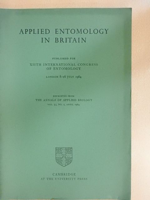 W. N. Beesley - Applied Entomology in Britain [antikvár]