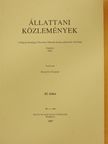 Andrássy István - Állattani Közlemények 82. [antikvár]