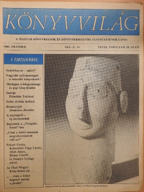 Könyvvilág 1983. október [antikvár]