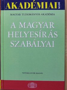 A magyar helyesírás szabályai [antikvár]