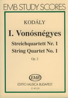 KOD - I. VONÓSNÉGYES OP.2 KISPARTITÚRA