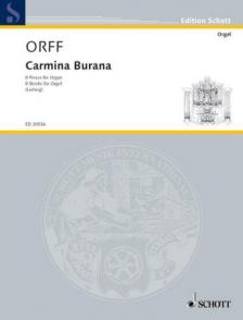 ORFF - CARMINA BURANA. 8 PIECES FOR ORGAN (LUDWIG)
