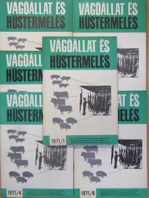 Dömös László - Vágóállat és hústermelés 1971. január-december [antikvár]