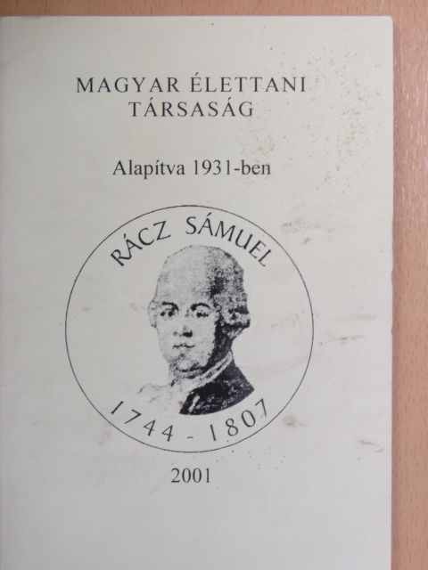 Magyar Élettani Társaság - Tájékoztató [antikvár]
