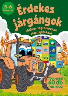 Érdekes járgányok-Játékos foglalkoztató társasjátékkal