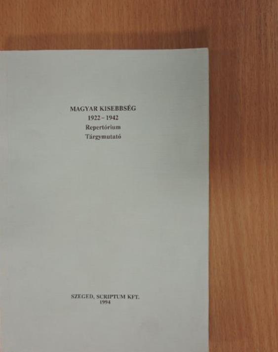 Magyar kisebbség [antikvár]
