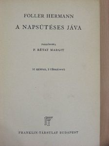 Foller Hermann - A napsütéses Jáva [antikvár]
