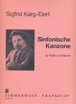 KARG-ELERT, SIGFRID - SINFONISCHE KANZONE FÜR FLÖTE UND KLAVIER REVIDIERT VON ALWIN WOLLINGER