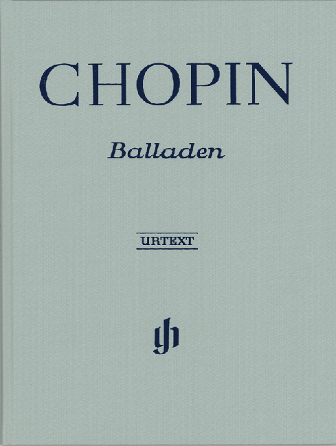 Chopin - BALLADEN FÜR KLAVIER URTEXT (ZIMMERMANN/THEOPOLD) GEBUNDEN (KÖTÖTT)
