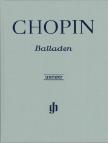 Chopin - BALLADEN FÜR KLAVIER URTEXT (ZIMMERMANN/THEOPOLD) GEBUNDEN (KÖTÖTT)